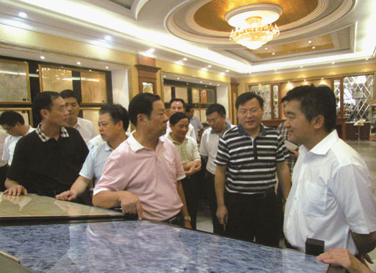 老書記儲波在湖南天欣科技股份有限公司